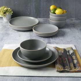 Better Homes & Gardens Zuri Matte 12-Piece Dinnerware Set