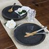 Better Homes & Gardens Burns Salad Plates, set of 4, Black